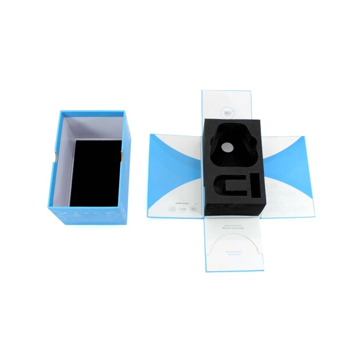 blue open box with c ring watch holder