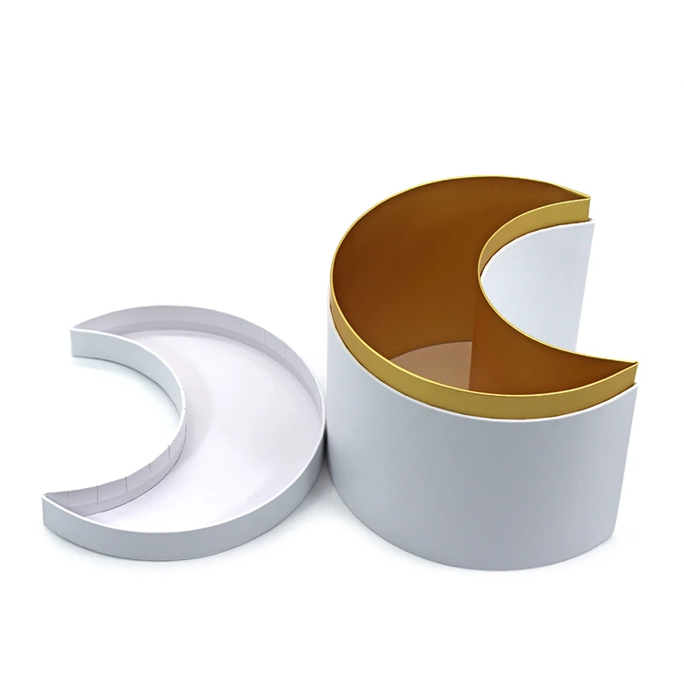creative crescent moon shaped gift box