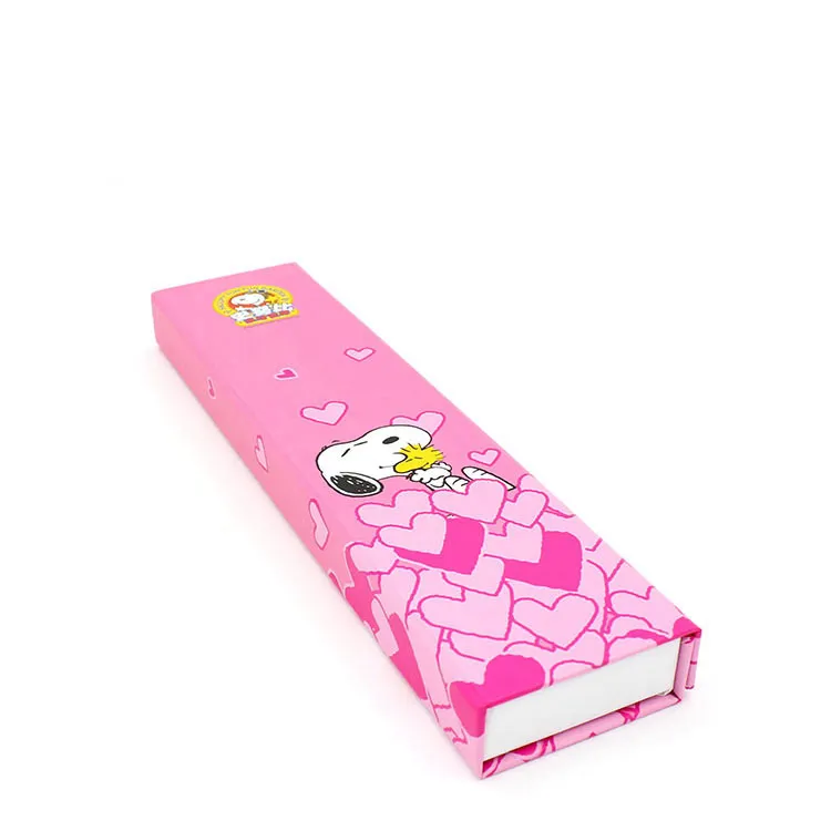 long rectangular floral pattern watch box for kids