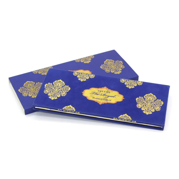 luxury blue gold pattern rectangular palette