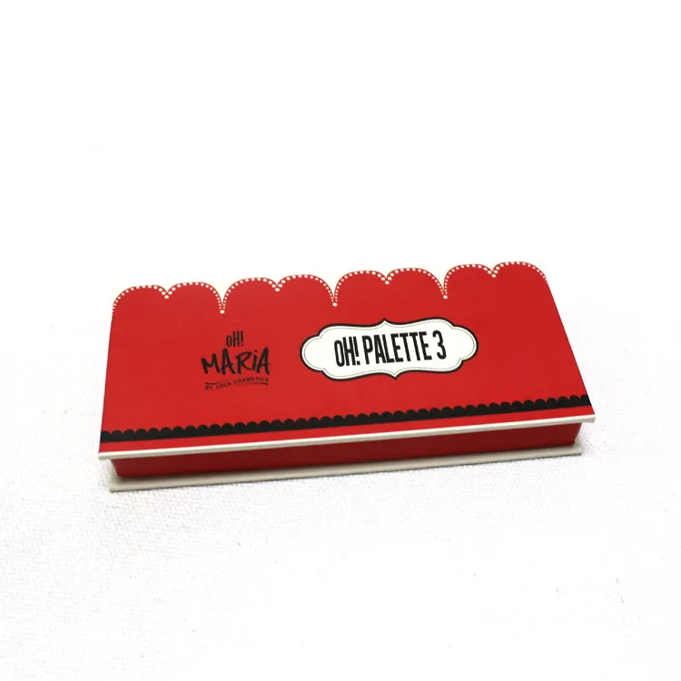 red 12 pan rectangular eyeshadow palette