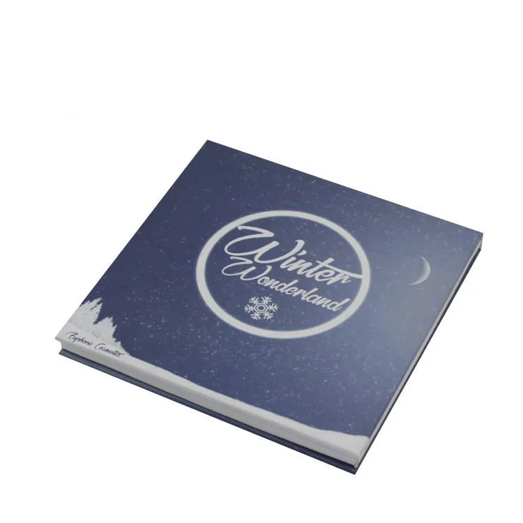 silver metallic square makeup palette