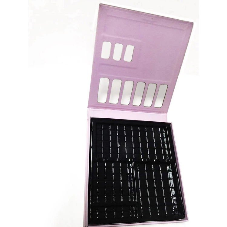 vertical tall sample folder for cosmetics