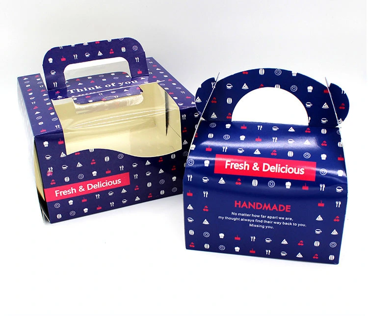 white gable box with clear window display